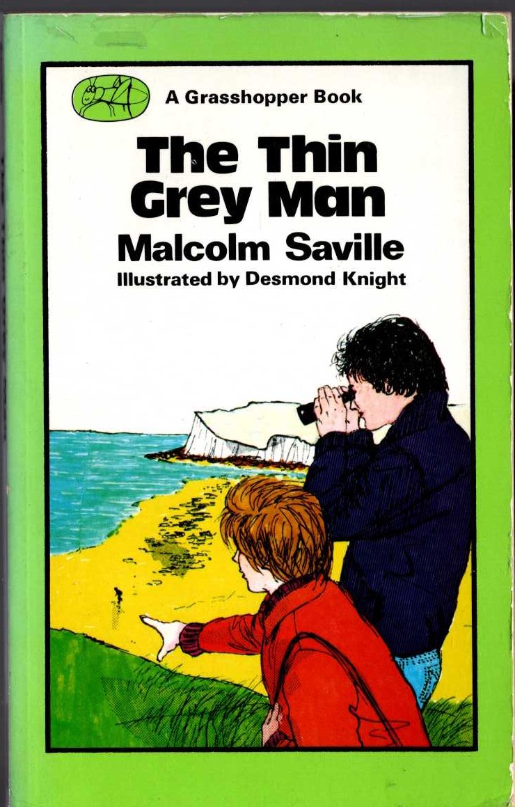 Malcolm Saville  THE THIN GREY MAN front book cover image