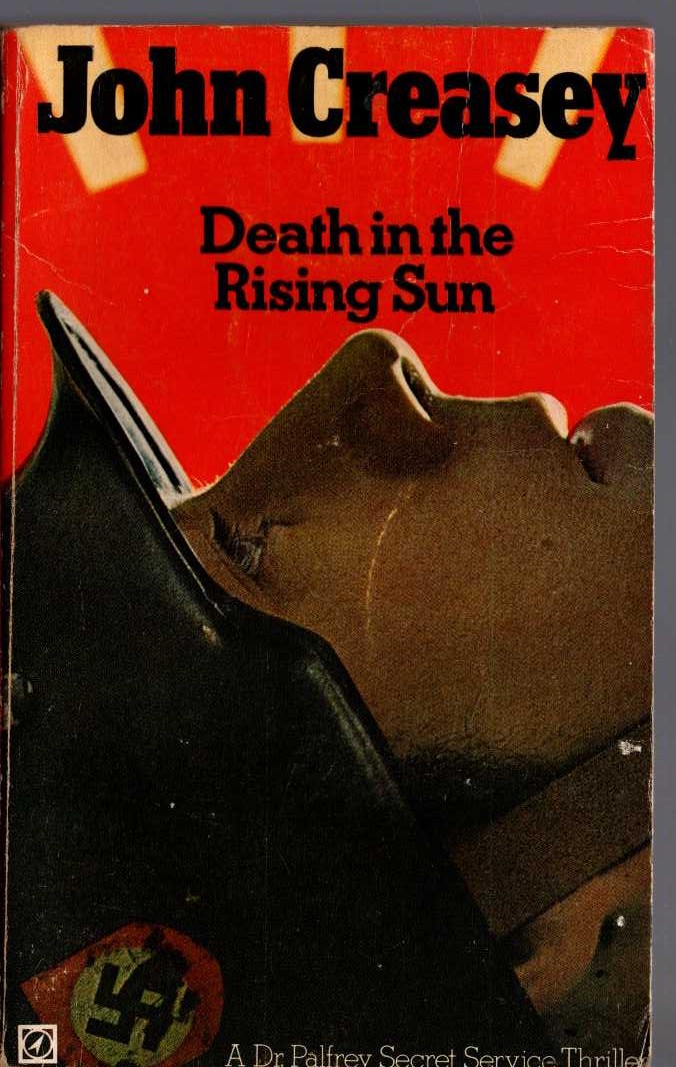 John Creasey  DEATH IN THE RISING SUN (Doctor Palfrey) front book cover image