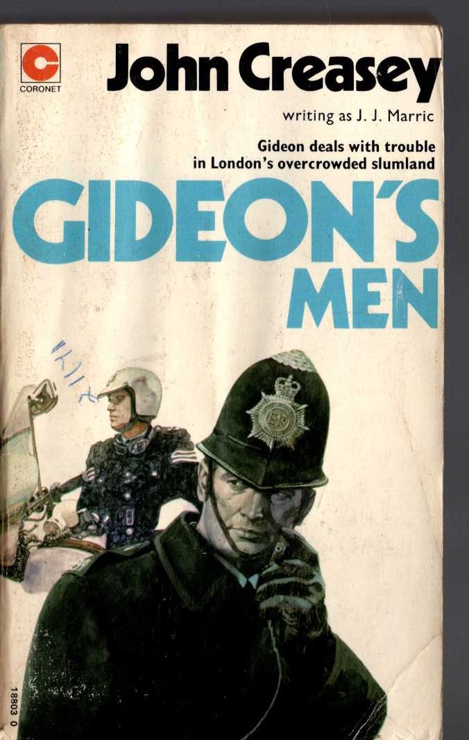 J.J. Marric  GIDEON'S MEN front book cover image