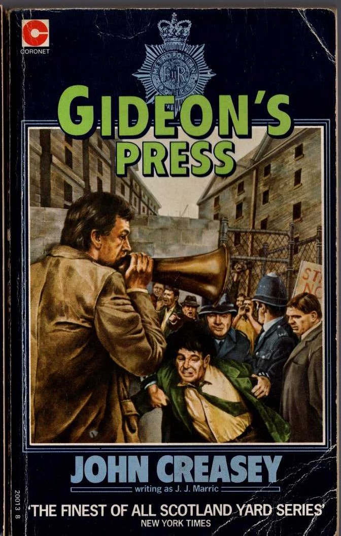 J.J. Marric  GIDEON'S PRESS front book cover image