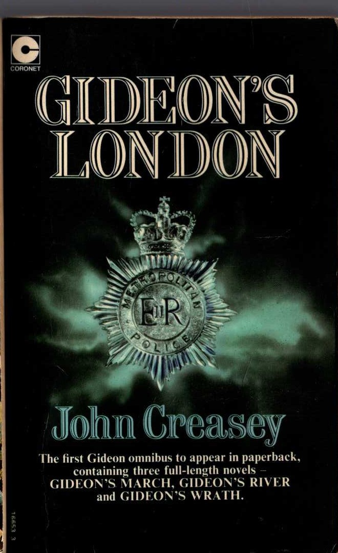 J.J. Marric  GIDEON'S LONDON: containing - GIDEON'S MARCH/ GIDEON'S RIVER/ GIDEON'S WRATH front book cover image