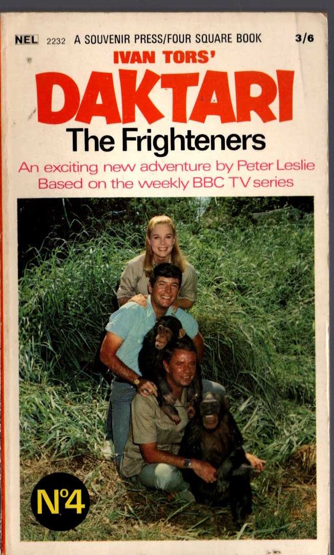 Ivan Tors  DAKTARI: THE FRIGHTENERS front book cover image