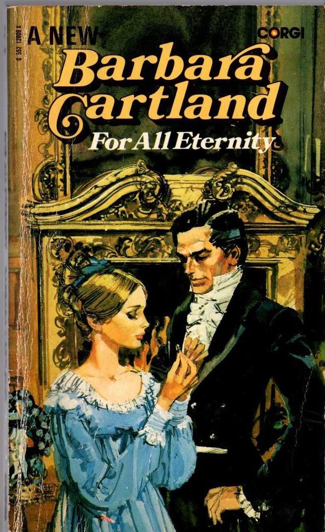 Barbara Cartland  FOR ALL ETERNITY front book cover image