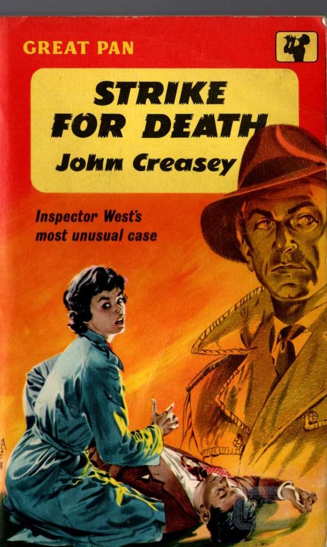 John Creasey  STRIKE FOR DEATH (Inspector West) front book cover image