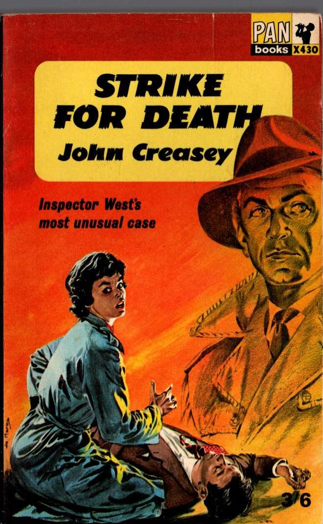 John Creasey  STRIKE FOR DEATH (Inspector West) front book cover image