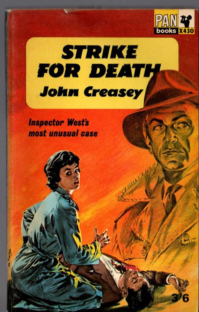 John Creasey  STRIKE FOR DEATH (Inspector West) front book cover image