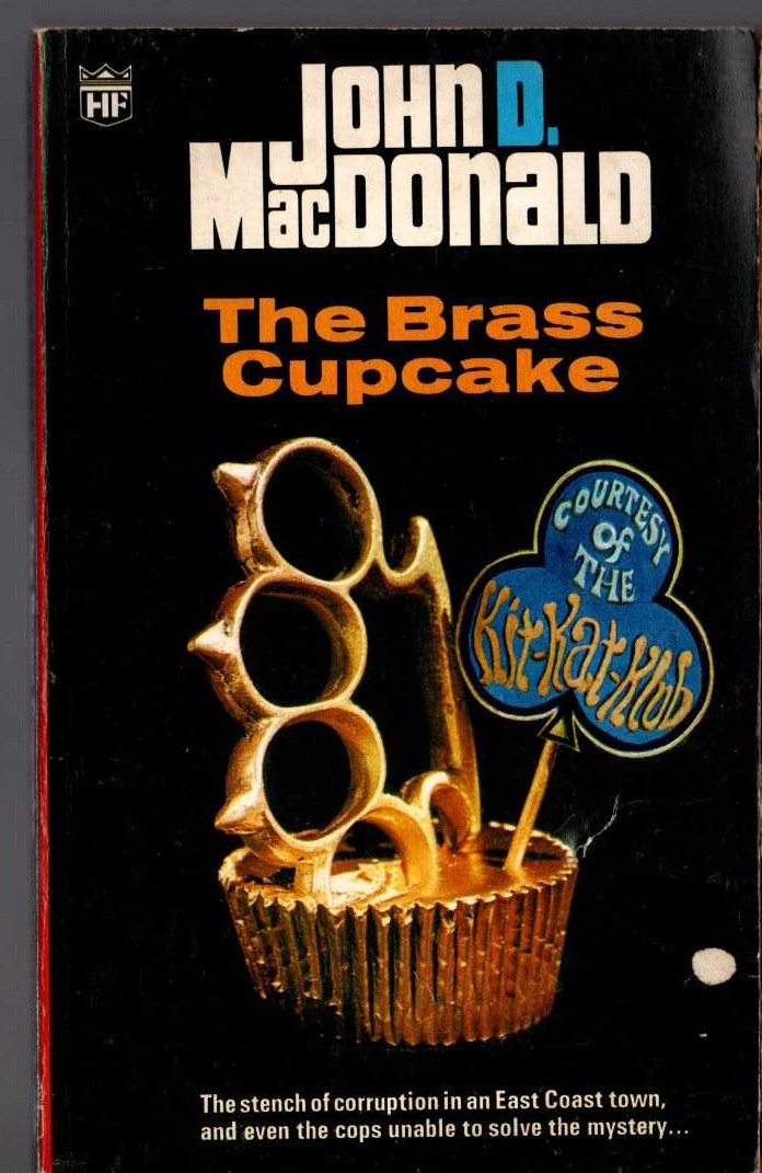 John D. MacDonald  THE BRASS CUPCAKE front book cover image