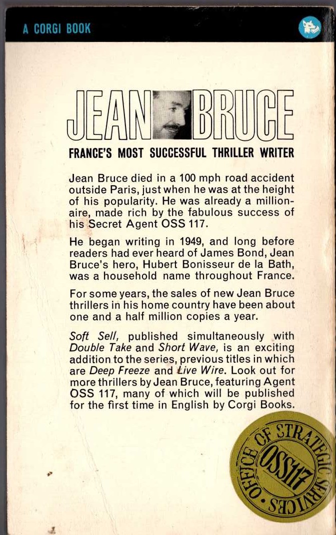 Jean Bruce  SOFT SELL magnified rear book cover image