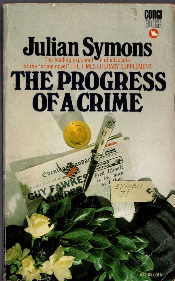 Julian Symons  THE PROGRESS OF A CRIME front book cover image