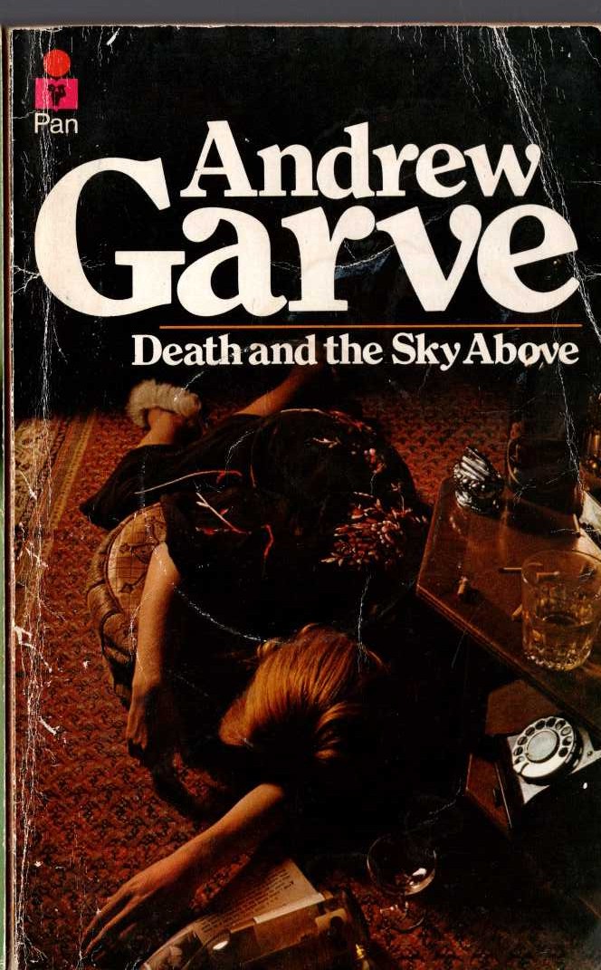 Andrew Garve  DEATH AND THE SKY ABOVE front book cover image