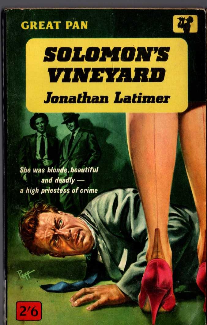 Jonathan Latimer  SOLOMON'S VINEYARD front book cover image