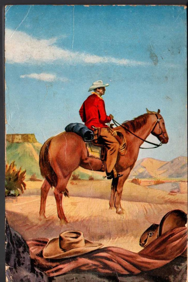 Zane Grey  THE HERITAGE OF THE DESERT magnified rear book cover image