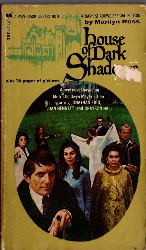 Marilyn Ross  HOUSE OF DARK SHADOWS front book cover image