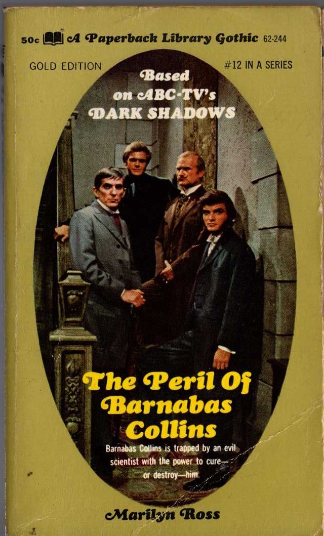 Marilyn Ross  THE PERIL OF BARNABAS COLLINS front book cover image