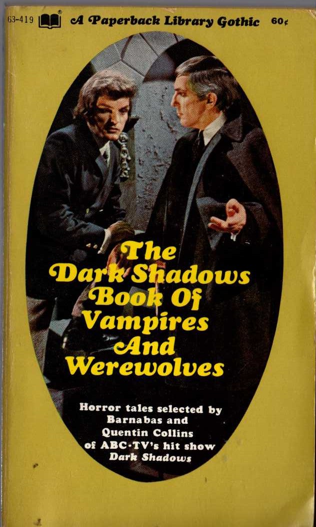 Marilyn Ross  THE DARK SHADOWS BOOK OF VAMPIRES AND WEREWOLVES front book cover image