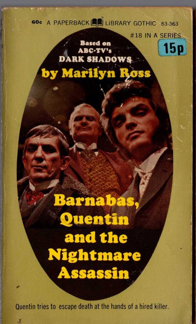 Marilyn Ross  BARNABAS, QUENTIN AND THE NIGHTMARE ASSASSIN front book cover image