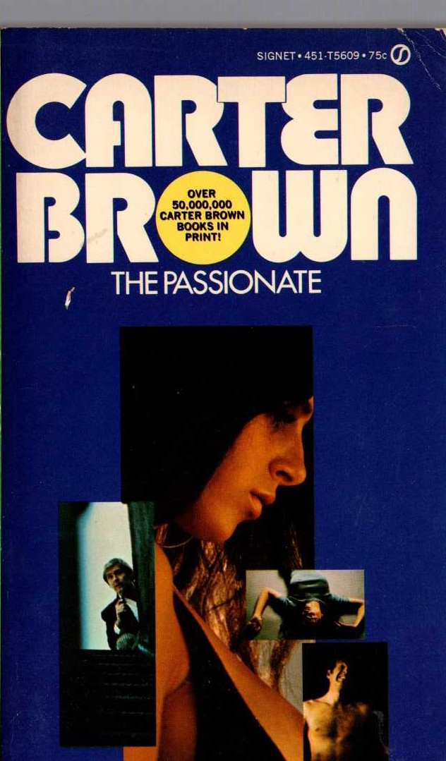 Carter Brown  THE PASSIONATE front book cover image