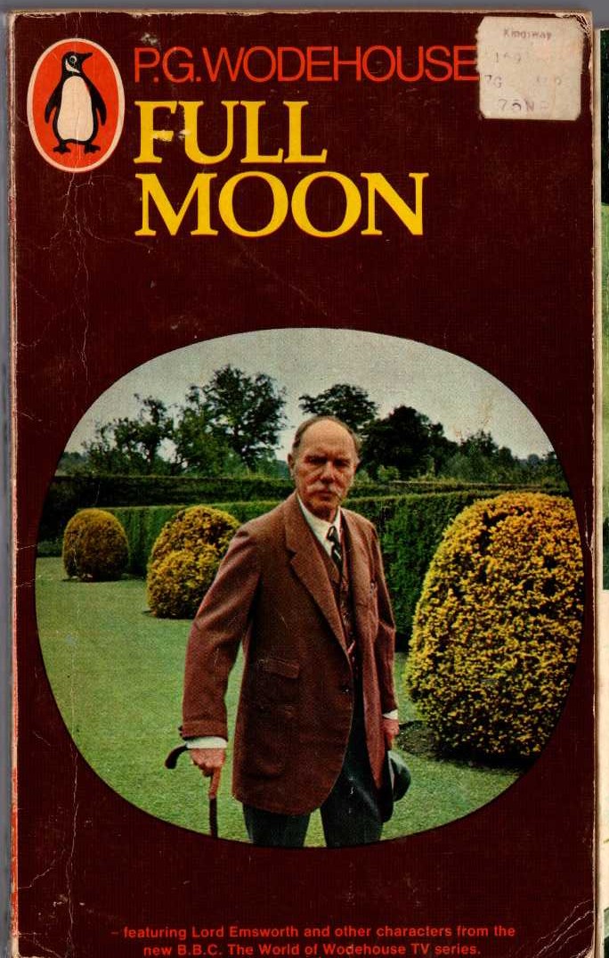 P.G. Wodehouse  FULL MOON (Sir Ralph Richardson) front book cover image