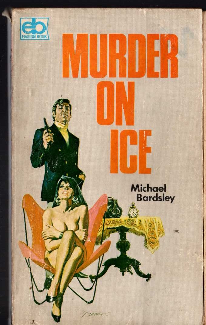 Michael Bardsley  MURDER ON ICE front book cover image