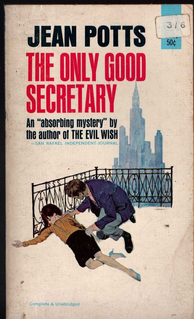 Jean Potts  THE ONLY GOOD SECRETARY front book cover image