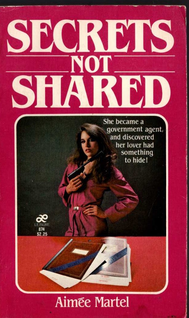 Aimee Martel  SECRETS NOT SHARED front book cover image