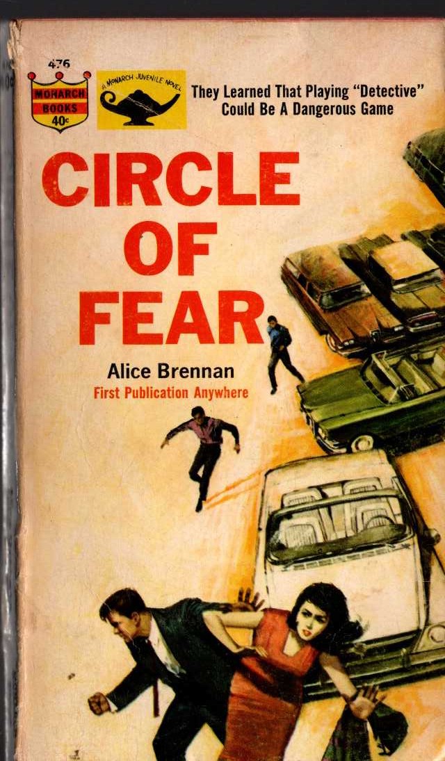 Alice Brennan  CIRCLE OF FEAR front book cover image