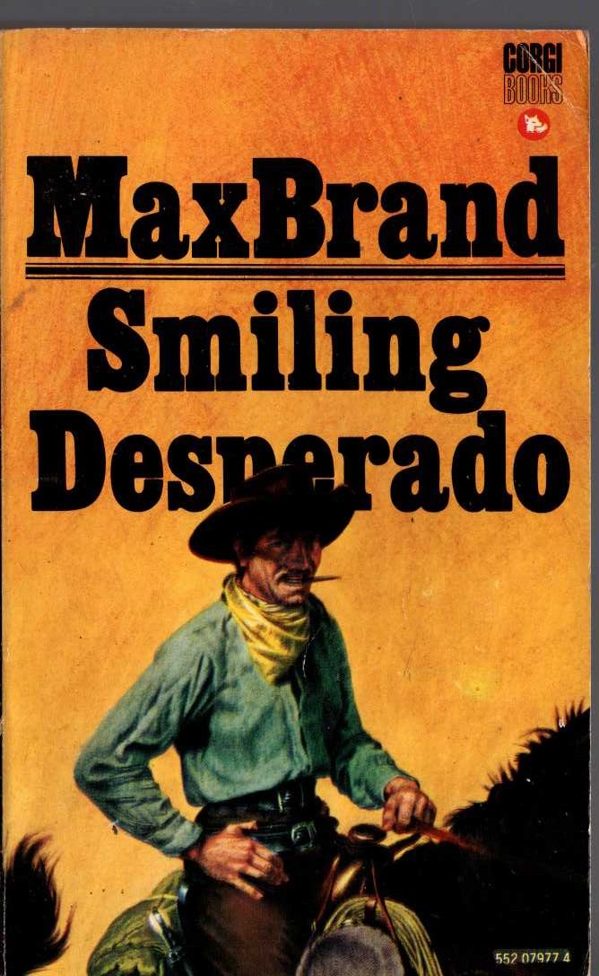 Max Brand  SMILING DESPERADO front book cover image