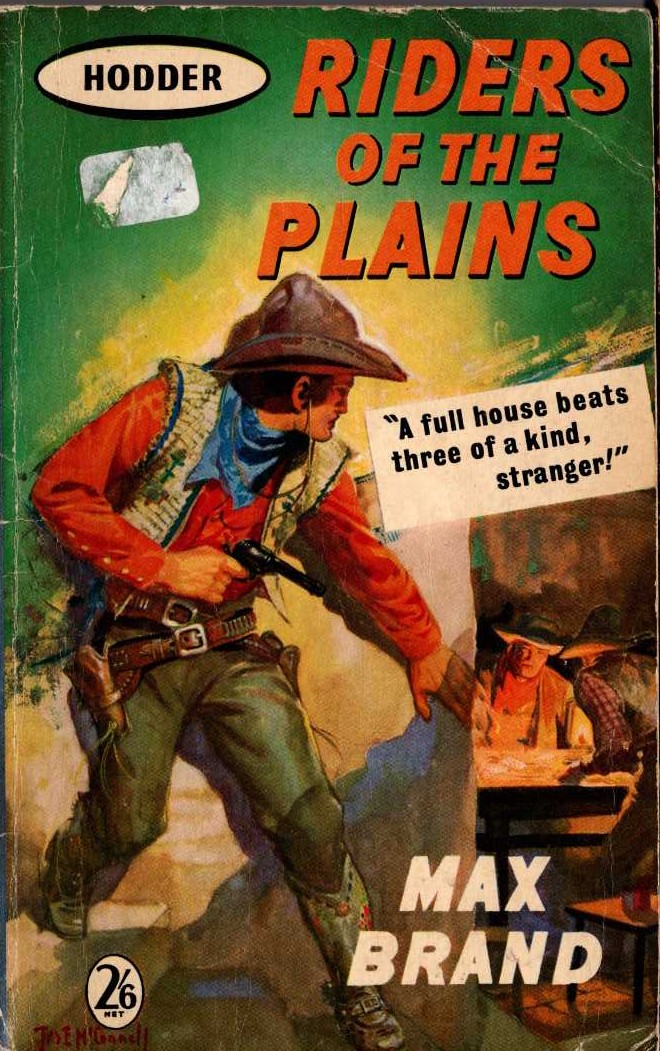 Max Brand  RIDERS OF THE PLAINS front book cover image