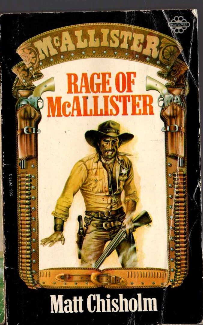 Matt Chisholm  RAGE OF McALLISTER front book cover image