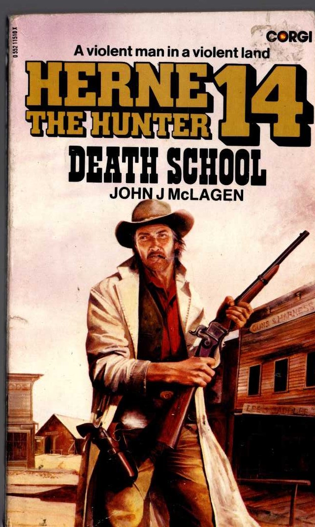 John McLaglen  HERNE THE HUNTER 14: DEATH SCHOOL front book cover image