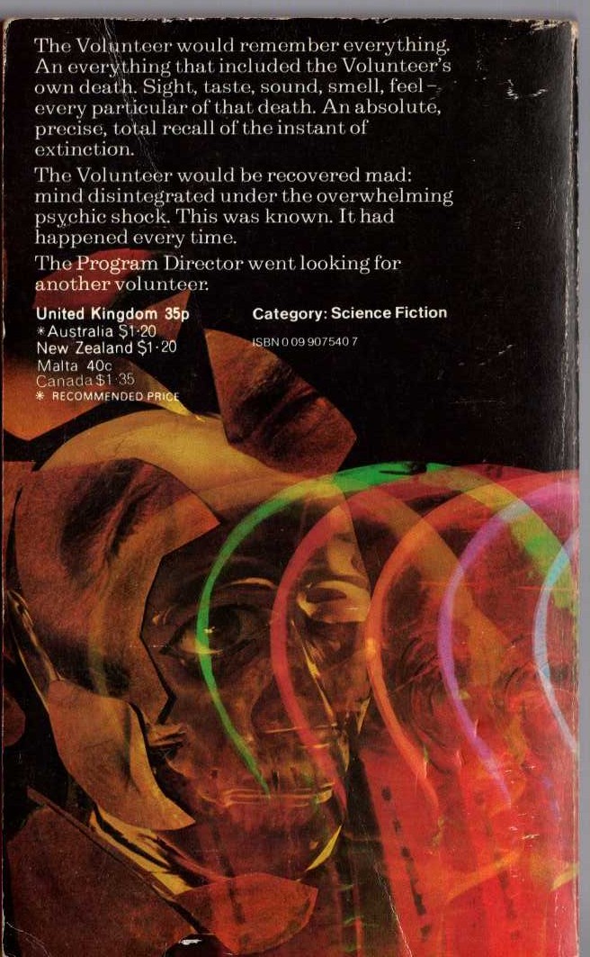 Brian Ball  SPACE 1999: THE SPACE GUARDIANS (TV tie-in) magnified rear book cover image