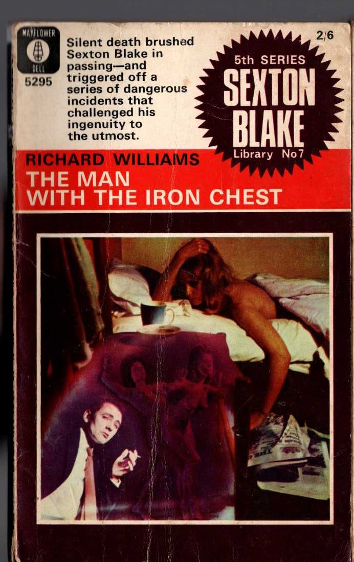 Richard Williams  THE MAN WITH THE IRON CHEST (Sexton Blake) front book cover image