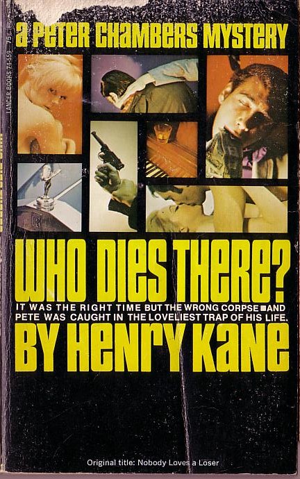 Henry Kane  WHO DIES THERE? front book cover image