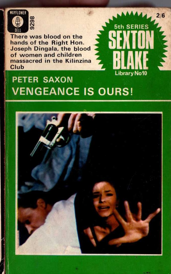 Peter Saxon  VENGEANCE IS OURS! (Sexton Blake) front book cover image