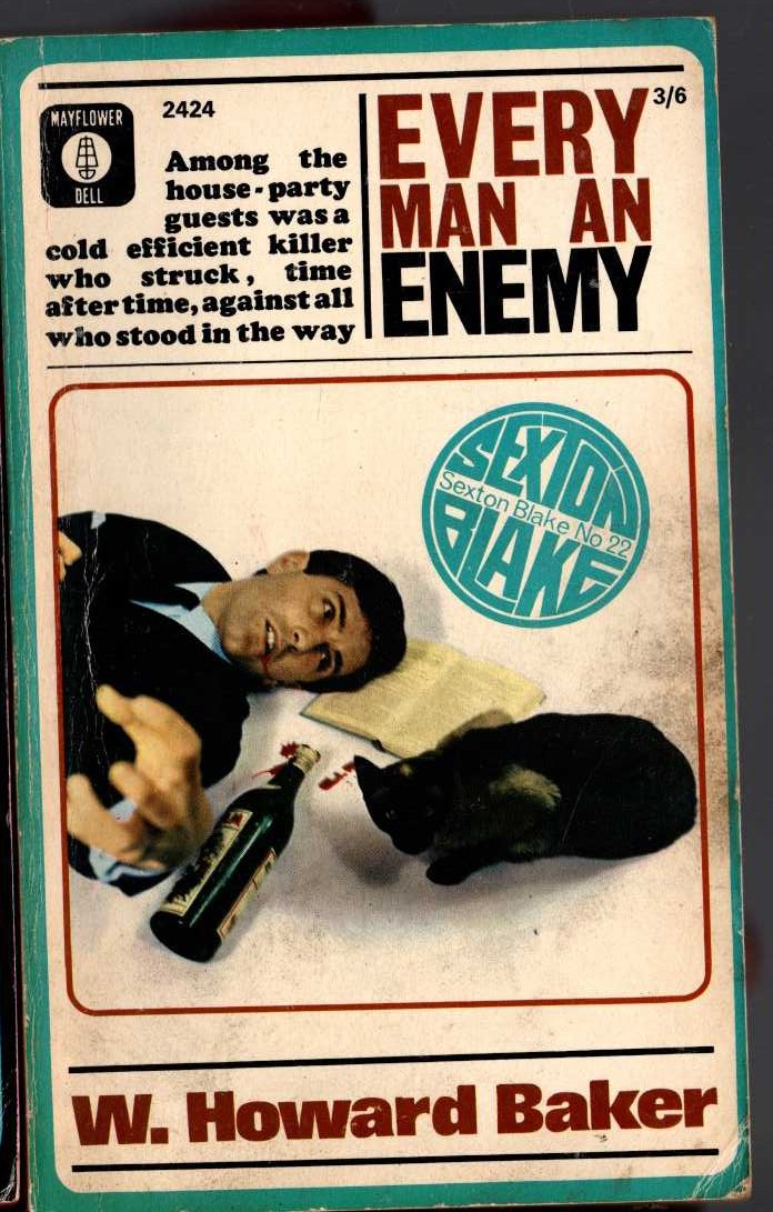 W.Howard Baker  EVERY MAN AN ENEMY (Sexton Blake) front book cover image