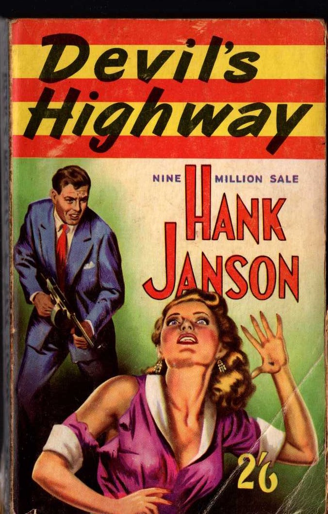 Hank Janson  DEVIL'S HIGHWAY front book cover image