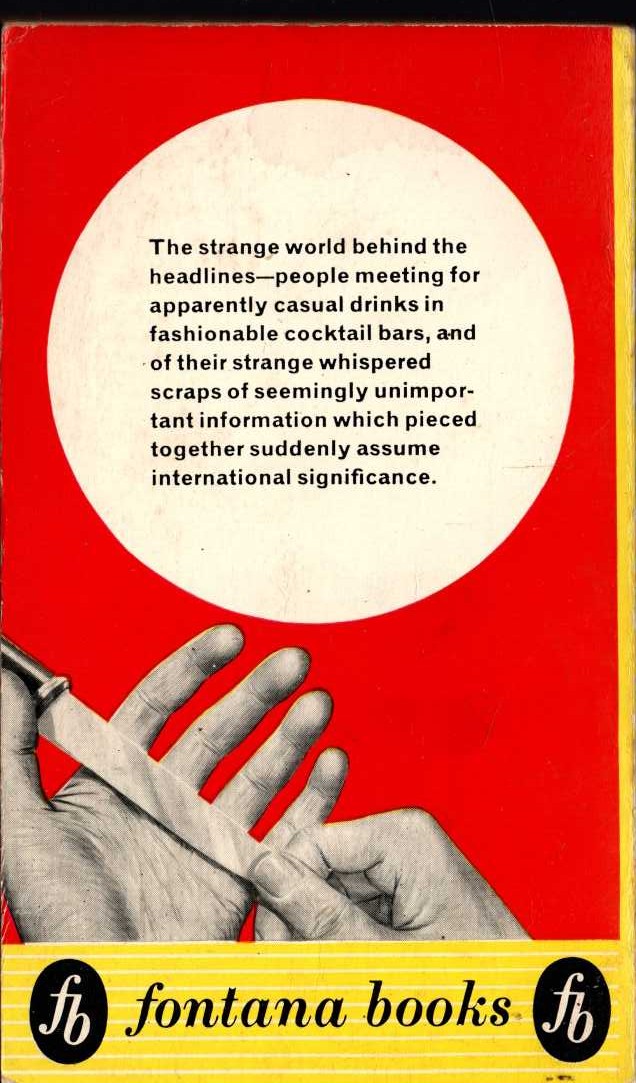 Peter Cheyney  DARK WANTON magnified rear book cover image