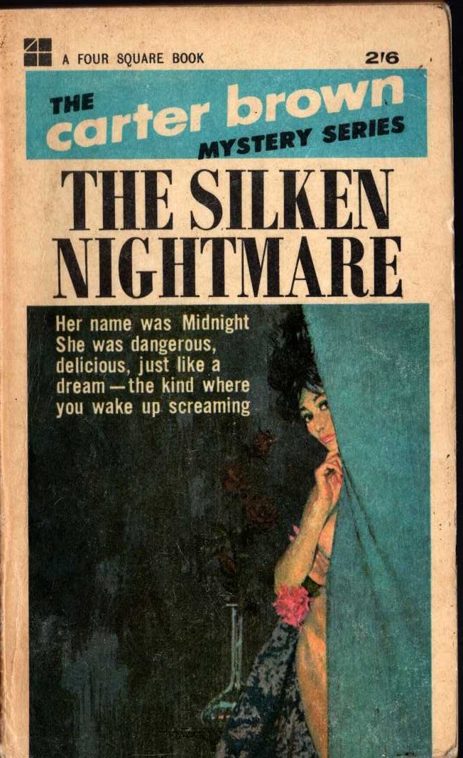 Carter Brown  THE SILKEN NIGHTMARE front book cover image