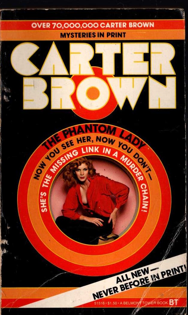 Carter Brown  THE PHANTOM LADY front book cover image