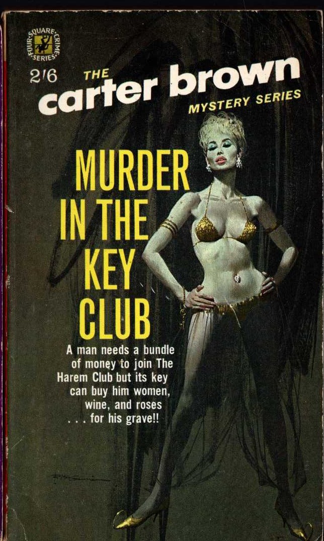 Carter Brown  MURDER IN THE KEY CLUB front book cover image