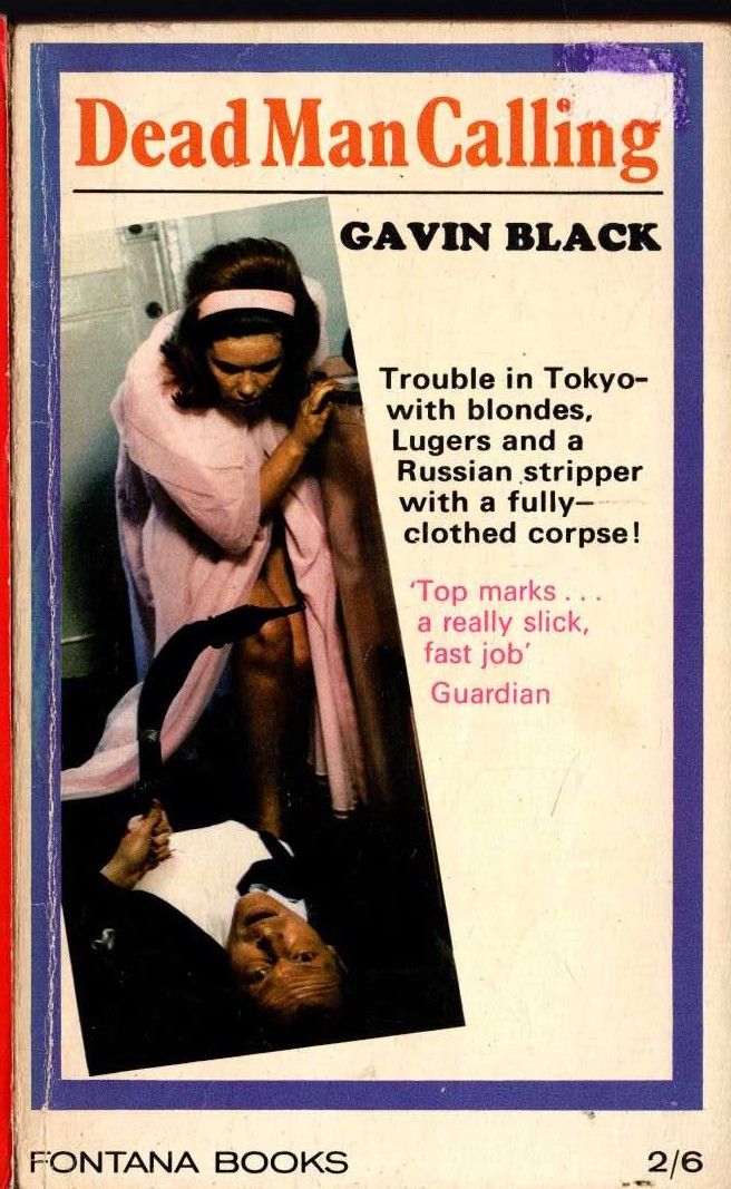 Gavin Black  DEAD MAN CALLING front book cover image