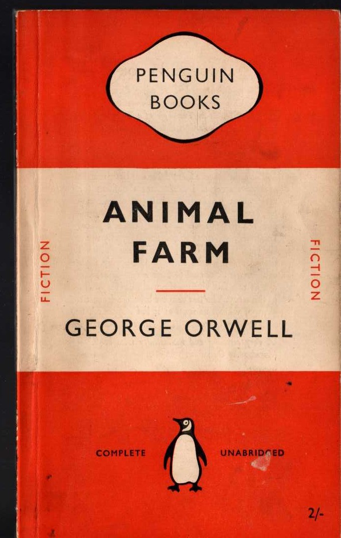 George Orwell  ANIMAL FARM front book cover image