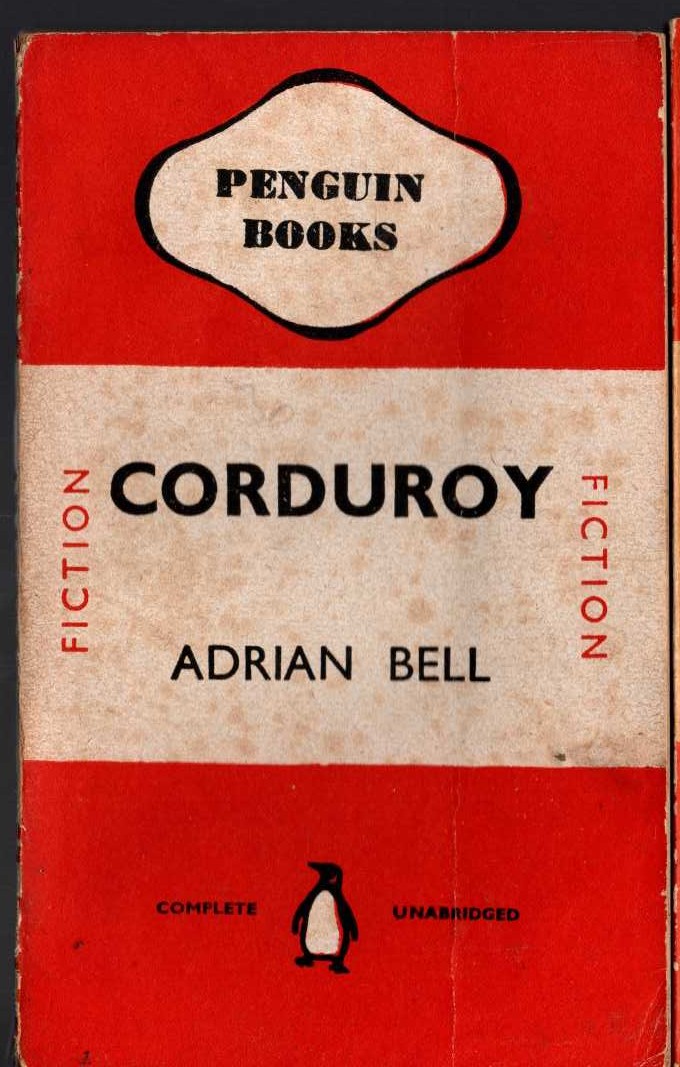 Adrian Bell  CORDUROY front book cover image