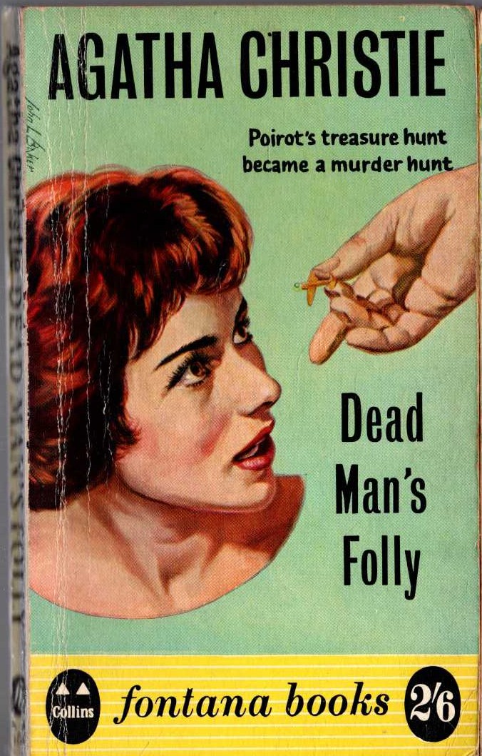 Agatha Christie  DEAD MAN'S FOLLY front book cover image