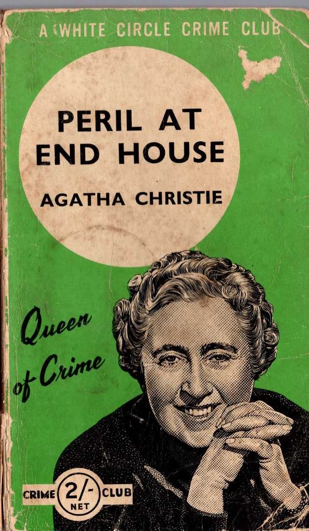 Agatha Christie  PERIL AT END HOUSE front book cover image