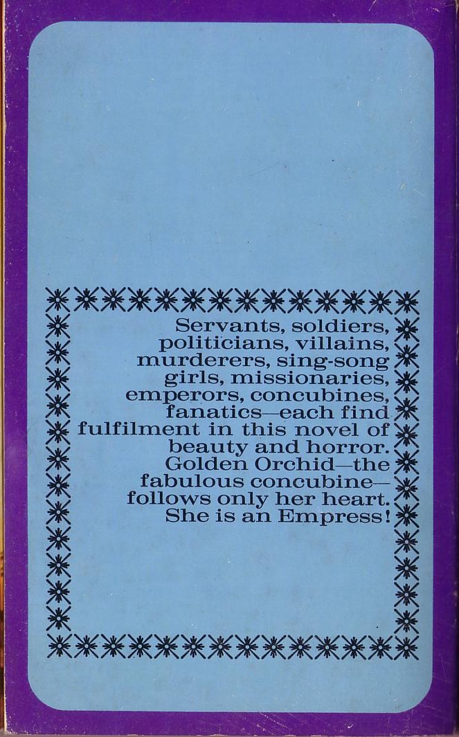 Chang Hsin-Hai  THE FABULOUS CONCUBINE magnified rear book cover image