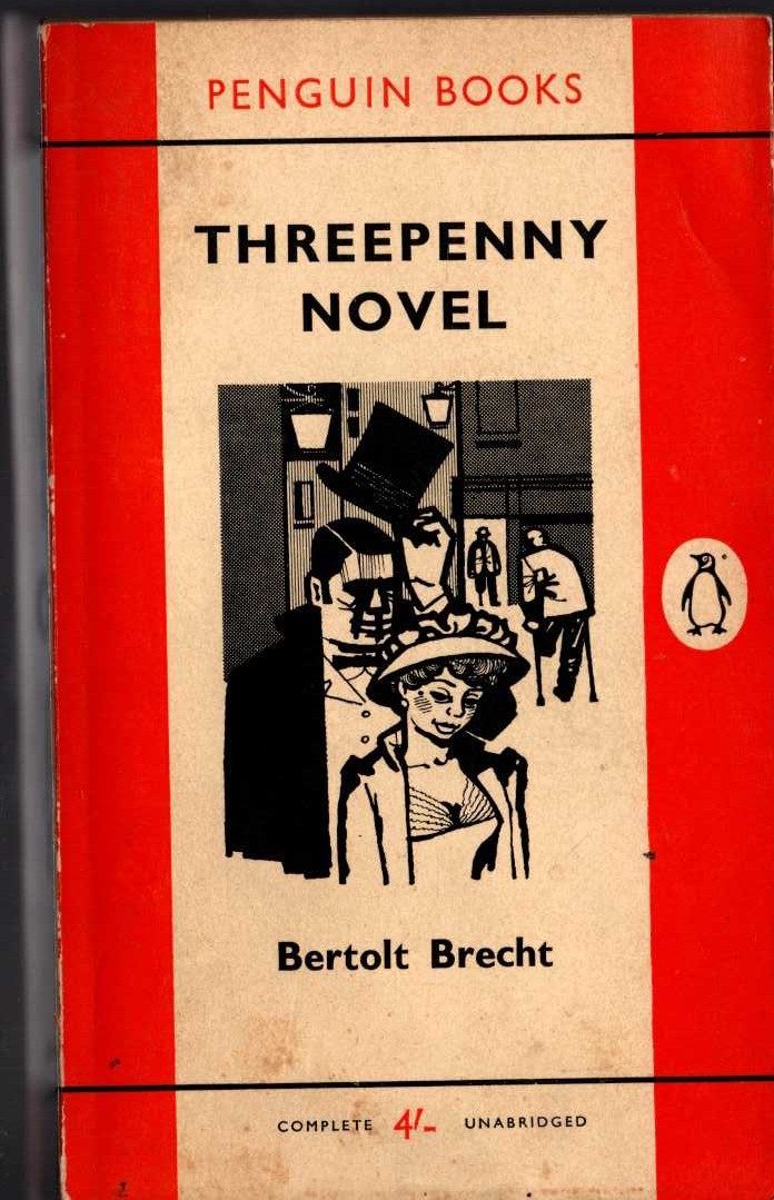 Bertolt Brecht  THREEPENNY NOVEL front book cover image