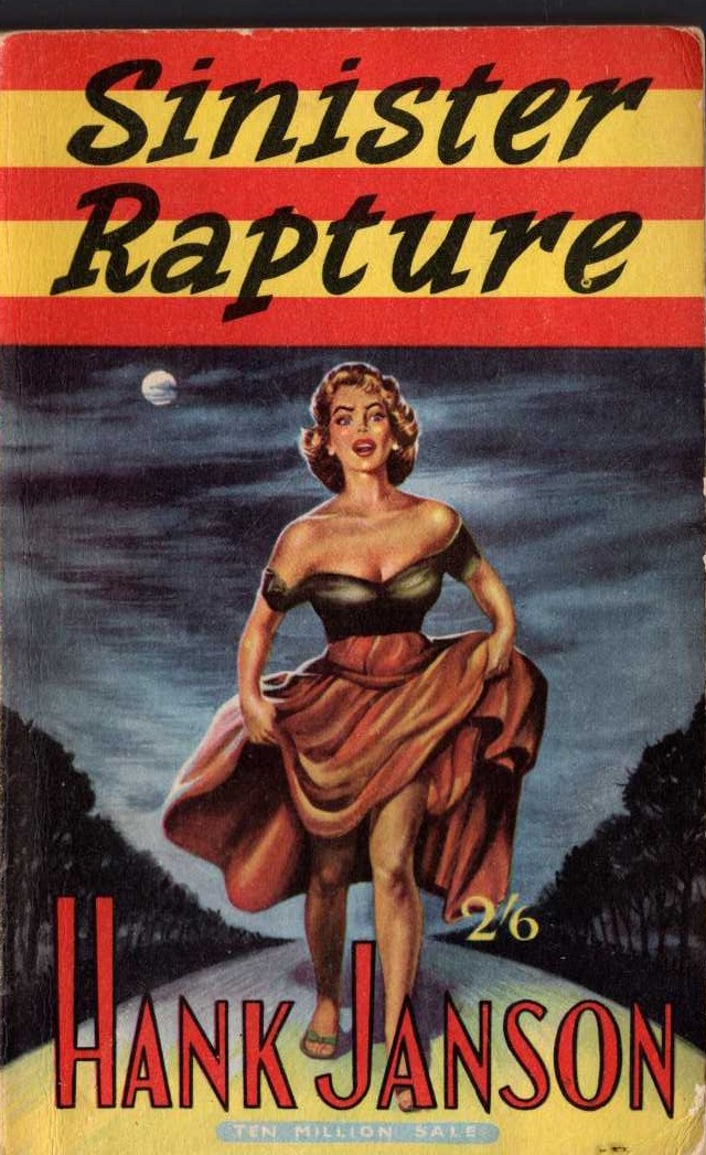 Hank Janson  SINISTER RAPTURE front book cover image