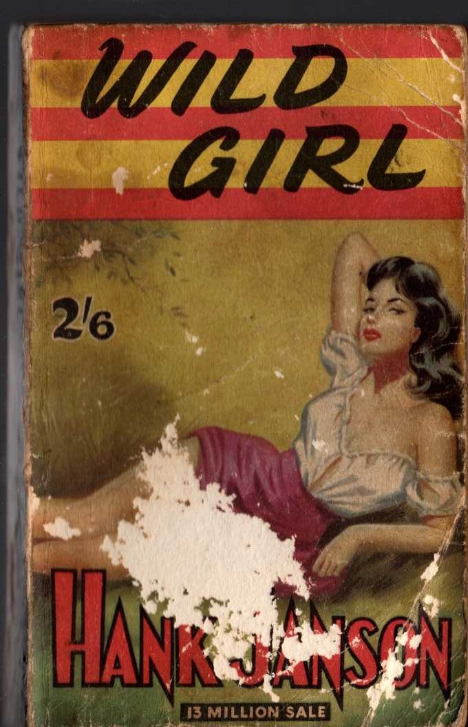 Hank Janson  WILD GIRL front book cover image