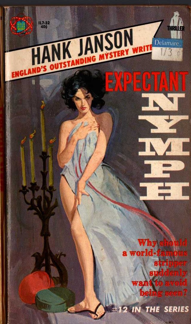 Hank Janson  EXPECTANT NYMPH front book cover image